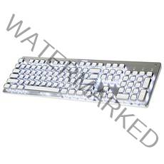 앱코 사각 레트로 축교환 기계식 유선 키보드 적축, 화이트, K840 SQUARE, 일반형