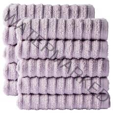 소프트터치 데일리 퓨어 수건 115g, 퍼플, 10개