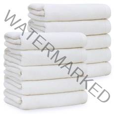 코튼클라우드 호텔타올 150g 뱀부얀, 화이트, 10개