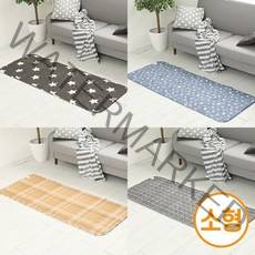 곰표한일 무자계 안심 전기요, 소형( (67.5 x 180 cm), 사각블루