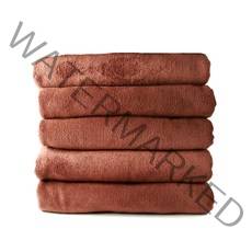 도연타월 보들보들 극세사 미용 타월, 브라운, 5개