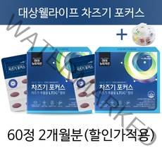 차즈기 추출물 포커스 눈이침침 눈건조 눈피로 눈노화 눈이침침 눈에 좋은 눈이피곤할때 약 약국 영양제 알약케이스 제공, 2개월분