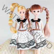 인형옷 드레스 캐주얼, M_18.삼색 라인 원피스