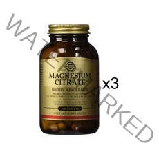 솔가 마그네슘 시트레이트 400mg 120정 x3