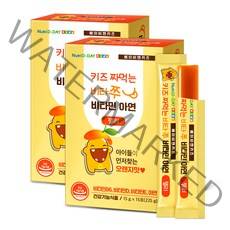 뉴트리디데이 키즈 짜먹는 비타쭈 비타민 아연 젤리 15p, 2개, 225g