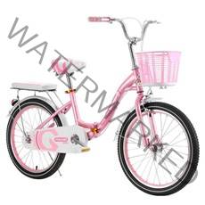 고학년자전거 경량 초등학생 일반 귀여운 20인치, 16인치 신선한 파란색