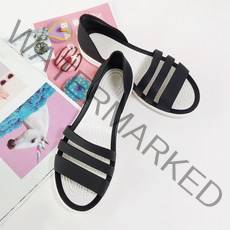 여성 썬샤인 아쿠아 젤리 플랫슈즈