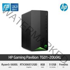 [HP] 파빌리온 게이밍 TG01-2006KL R5-5600G (8GB / 512GB / RTX 3060 / FD] [Win10 Home 설치]