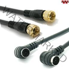 더블스피드 HDTV 디지털TV 안테나 케이블 TV안테나선 연결선 유렵형, AG0005