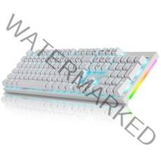 콕스 교체축 사이드 RGB 기계식 게이밍 키보드 적축, 화이트, CK450