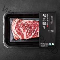 횡성한우 1++등급 (7이상) 등심 스테이크용 (냉장), 200g, 1개