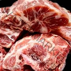 [유쾌상회] 감자탕용 수입 돼지 목뼈 1kg ~ 캐나다 돼지 등뼈 돈뼈 감자탕 뼈찜, 1개, 2kg