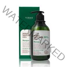 비바스 더마 내추럴99% 시카 샴푸, 500g, 4개