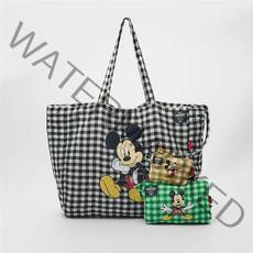 Zara 중국 자라 미키마우스 체크 숄더백 에코백 기저귀가방 미키 파우치 동전지갑 3종