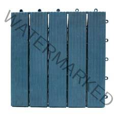 홈마인 조립식 셀프 바닥 데코타일, 일반일자 블루, 10개