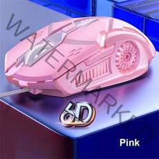 무선 게이밍 버디컬 gpro 블루투스 레이저 로지텍 마우스 게임 유선 음소거 게이머, 핑크 사운드