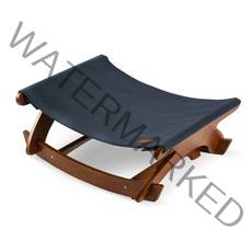 페시앙 흔들 펫해먹[강아지 고양이 프리미엄 해먹 원목 2가지기능], 브라운우드+네이비