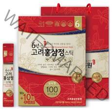 고려홍삼진흥원 6년근 고려홍삼정 스틱 타워형, 10g, 100포