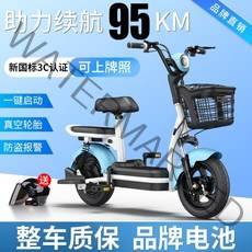 2인용전기자전거 접이식 테이크아웃 국가표준 배달용 성인용 자전거, 01.14A 40km, 48V