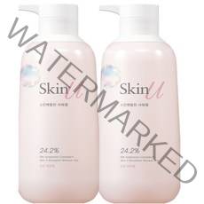 해피바스 스킨유 소프트앤모어 138 스킨에멀전 샤워젤 모든 피부용 600ml, 2개