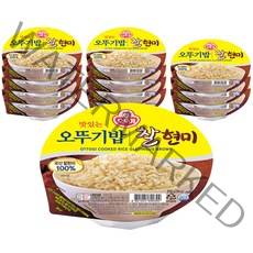 오뚜기 오뚜기밥 찰현미-, 210g, 12개