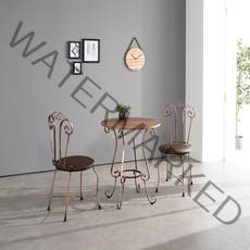 인퍼니처 [러브테이블+의자 세트] 2인용 티테이블 부부테이블 베란다테이블 원형테이블 카페테이블 셋트 거실테이블, 추천I - 동터치 옹이