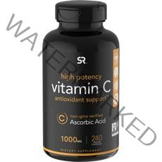 스포츠리서치 하이 포텐시 비타민 C 안티옥시던트 서포트 1000mg 베지 캡슐, 240개입, 1개