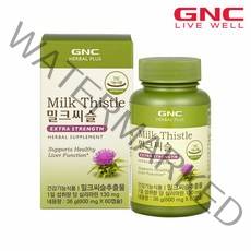 [KT알파쇼핑][GNC] 밀크씨슬 (60캡슐) 1개월분, 상세페이지참조