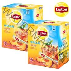 립톤 아이스티믹스 복숭아맛, 14g, 160개