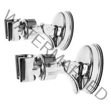 리빙이프 원터치 흡착 샤워기 거치대, 2개