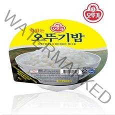 오뚜기 맛있는 오뚜기밥 210g_12개/ 집.사무실.캠핑 간편 식사 대용, 오뚜기밥 210g_12개