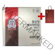 정관장 홍삼정 에브리타임 밸런스 + 쇼핑백, 10ml, 30포