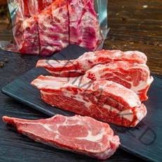 (당일발송) 램스푸드 양갈비 고급갈비500g 양고기 캠핑음식 바베큐 숄더랙+소스10g, 1개, 500g