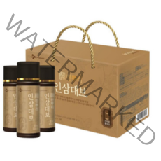 CJ 한뿌리 인삼대보 100ml x 10병 최신상품 안전포장 명절 직원 부모님 선물세트 인삼한뿌리 사포닌 숙취해소 피로회복 숙취제거 자양강장 선물용, 150병