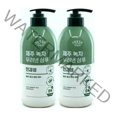 프레시팝 제주 녹차우려낸 샴푸700ml 민감성 2개