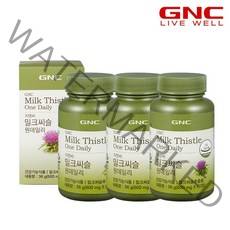 [GNC] 밀크씨슬 원 데일리 60정 30일분 x 3병/ 온라인 공식몰, 상세설명 참조, 없음