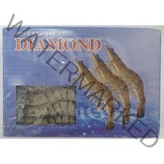 [킹앤킴스] 블랙타이거새우 15미 500g 다이아몬드새우