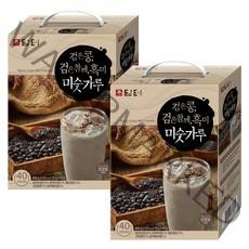 담터 검은콩 검은참깨 흑미 미숫가루 40입 x2개/선식, 80개, 20g