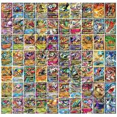 0 0 스페인어 포켓몬 카드 메가 전 프랑스어영어 버전 게임 빛나는 컬렉션 전투, 60메가