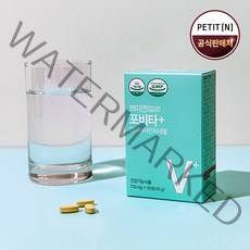 쁘띠앤 포비타+ (1개월) 멀티 종합 비타민 임산부 B C 엽산 비오틴 미네랄 아연 셀렌, 1개, 750mgx60(45g)