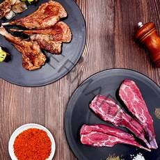 초원식품 (냉장 냉동)12개월미만 A++청정 양고기, 1개, (냉장) 양고기 숄더랙 350g+양념(10g)