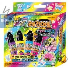 크리스탈 레진아트 칼라레진젤 4색리필, 단품