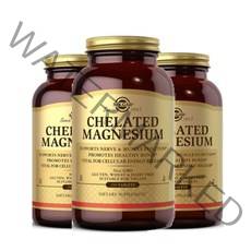 Solgar 킬레이트 마그네슘 Chelated Magnesium 250 Tablets 3병, 250정