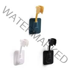 360도 회전 강력접착식 샤워기 거치대 각도조절 샤워기 헹거 홀더, 옐로우-MLDB01