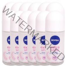 니베아 데오드란트 롤온 엑스트라 화이트, 50ml, 12개