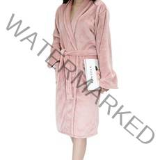 러브핑코 여성용 극세사 샤워가운, 인디핑크, 1개