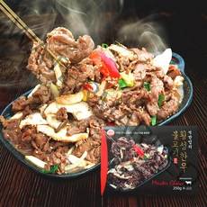 (배터짐) 석만업 횡성 한우 불고기 250g 4팩 양념 소불고기 소고기 특제양념 버섯, 횡성 한우 불고기250g 4팩