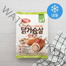 하림 닭가슴살 핫도그 8개입 (냉동), 720g, 1개