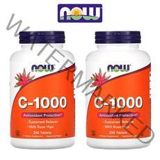 나우푸드 비타민C 1000mg 250정 X 2통