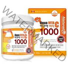 비타민C 1000 분말 가루 비타민씨 항산화 고함량 물에 타먹는 비타민 임산부 온가족 무부형제 캐나다, 1개, 200g(100일분)